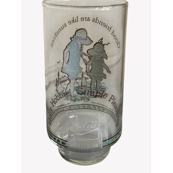 Holly Hobbie Coca-Cola Vintage 1978 Glasses Limited Edition Illustrations Quotes - Picture 5 of 11